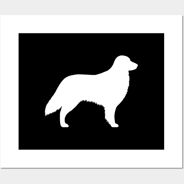 Flat Coated Retriever Silhouette Wall Art by Coffee Squirrel